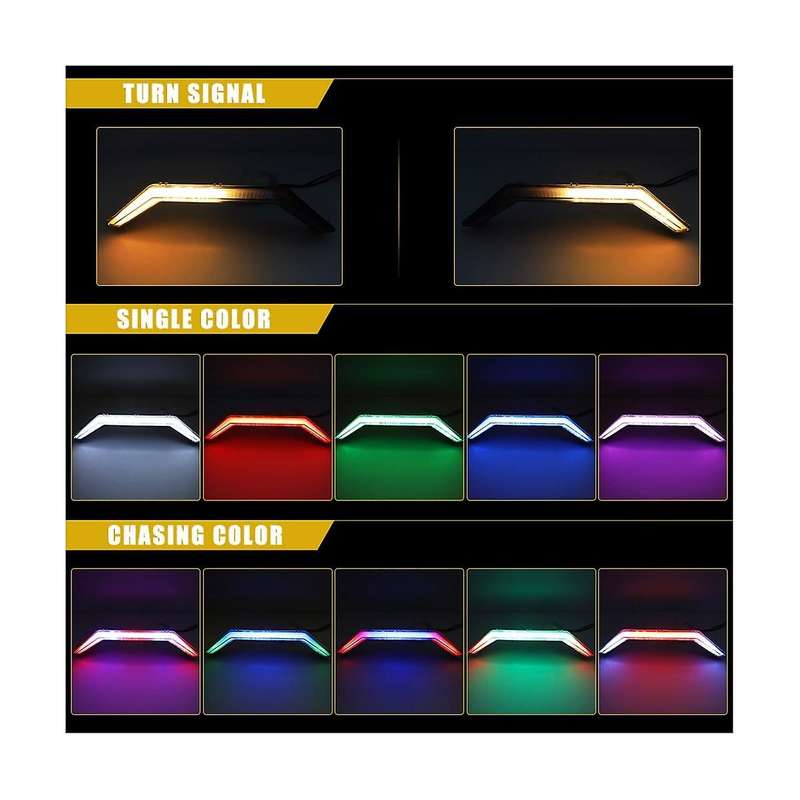 New Beach Rgb Dazzle Headlight for 2022 2021 2020 Rzr Pro Xp Led Headlight