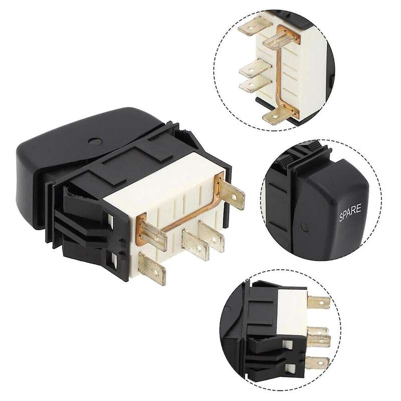 New Black Spare Rocker Switch P27-1123-007 for T660