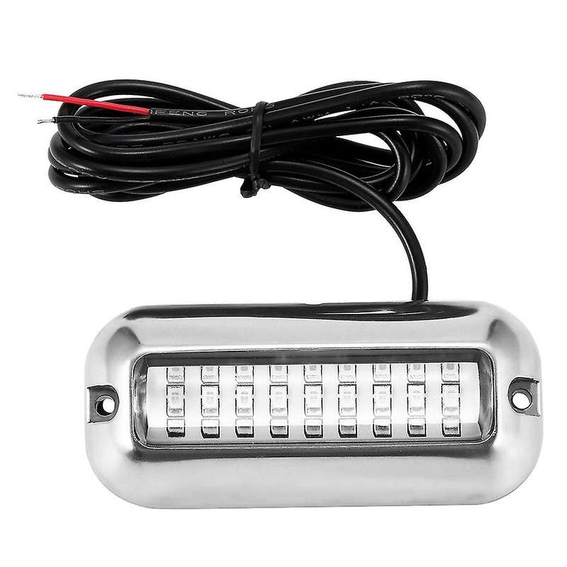 New Blue 27 LED Underwater Boat Marine Transom Lights Stainless Steel Pontoon 12V