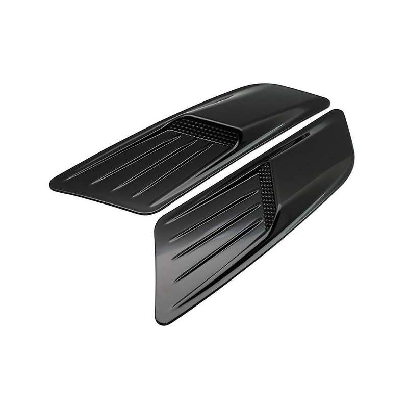 New Car Exterior Air Outlet Hood Retrofit for Piano Black Hood Air Outlet Universal