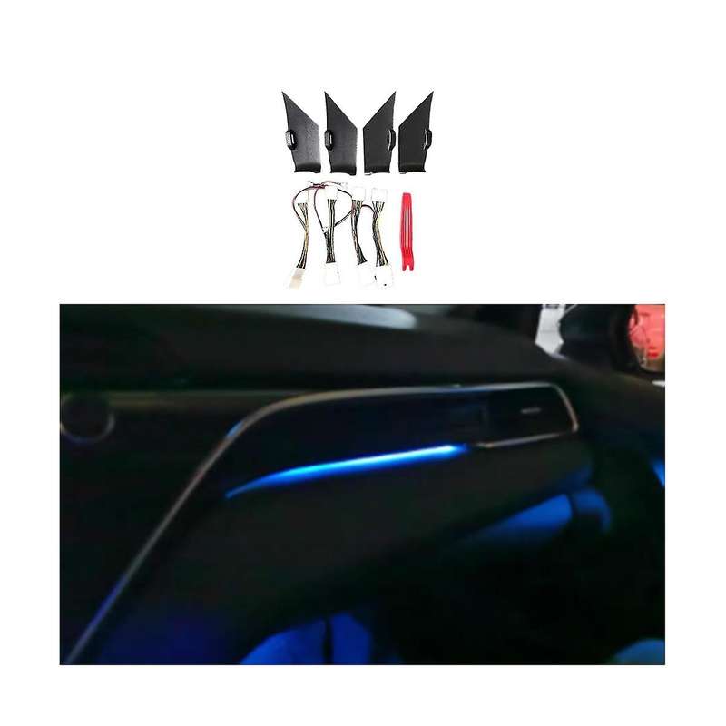 New Car Handlebar Interior Ambient Light for 18-22 Door Handle Light Four Door Lights Ice Blue