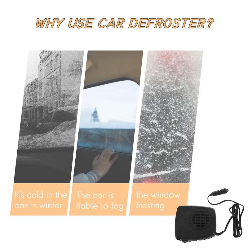 New Car Heater Air Cooler Fan Windscreen Demister Defroster 12v
