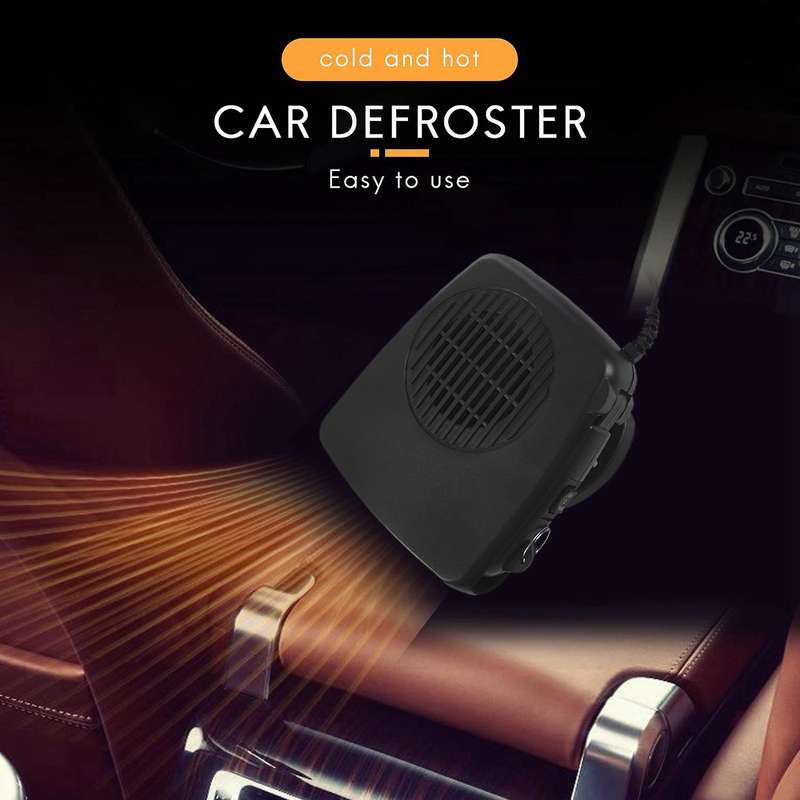 New Car Heater Air Cooler Fan Windscreen Demister Defroster 12v