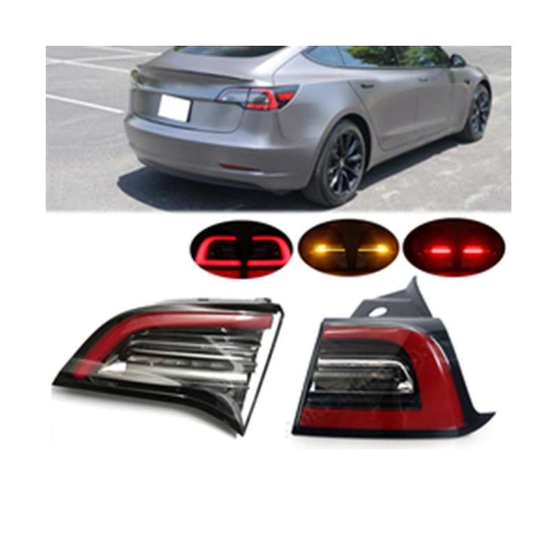 New Car LED Outer Tail Light Left Side US Version for 2017-2020 Model 3 Rear Tail Light 1077397-00-