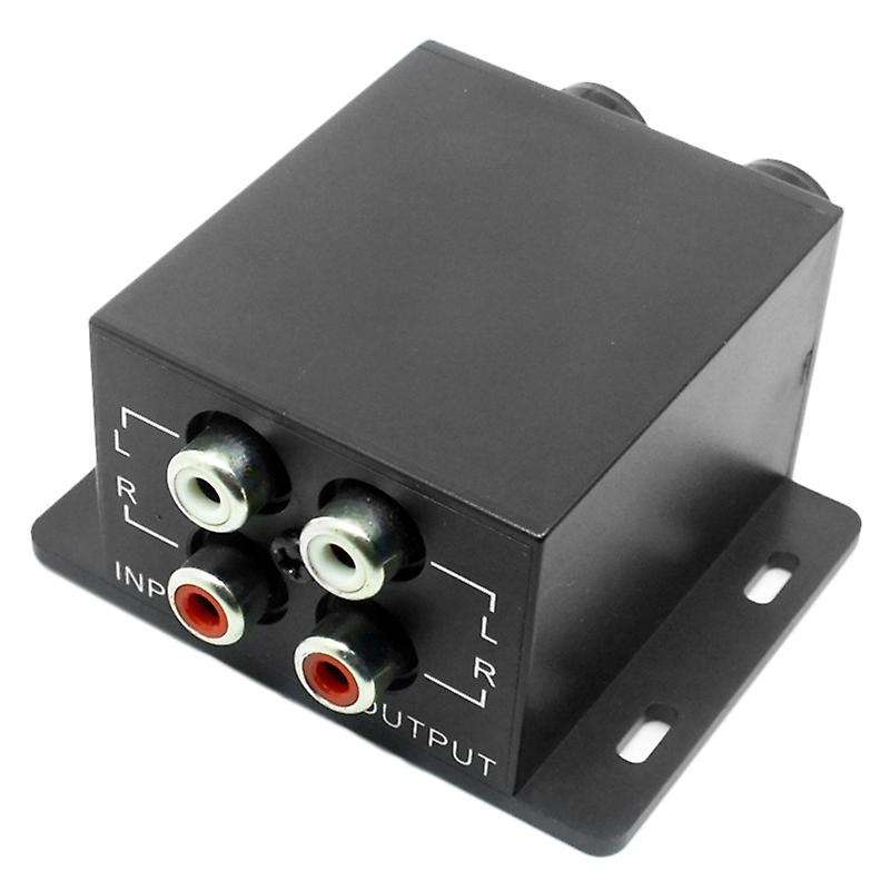 New Car Power Amplifier Audio Regulator Bass Subwoofer Equalizer Crossover Controller 4 Rca Adjust L