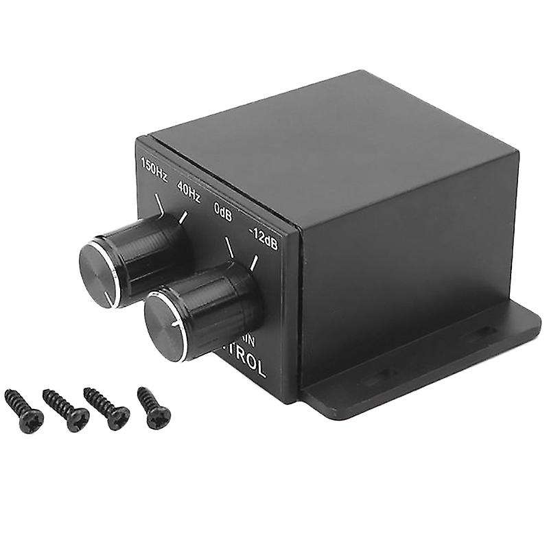 New Car Power Amplifier Audio Regulator Bass Subwoofer Equalizer Crossover Controller 4 Rca Adjust L