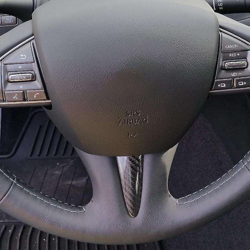 New Carbon Fiber Interior for Q50 2013-2016 (Steering Wheel Decorative Cover)