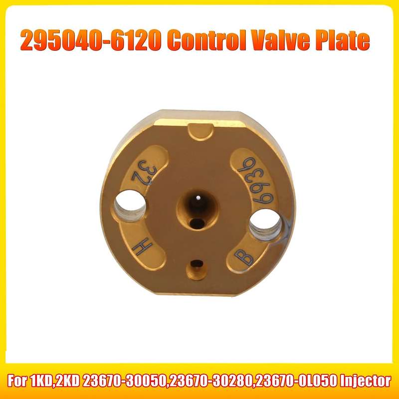 New Crude Oil Injector Orifice Control Valve Plate 295040-6120 for Injector 1KD,2KD 23670-30050,236