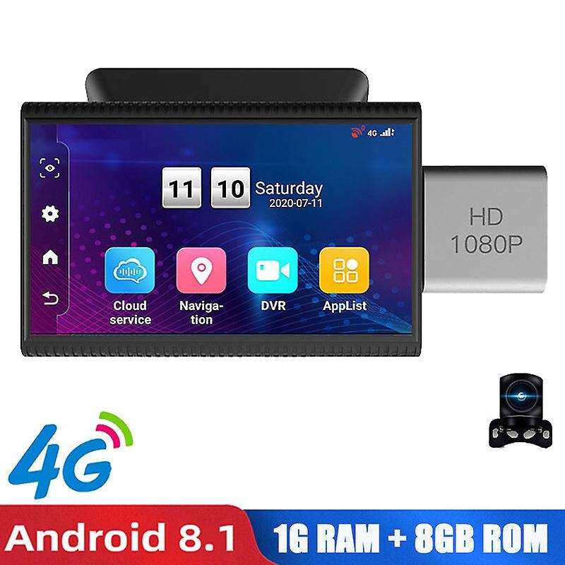 New Dash Cam 4G Android 8.1 Car DVR GPS Dual Camera FHD 1080P WiFi Dash Cam 1GB+8GB Dashcam Driving