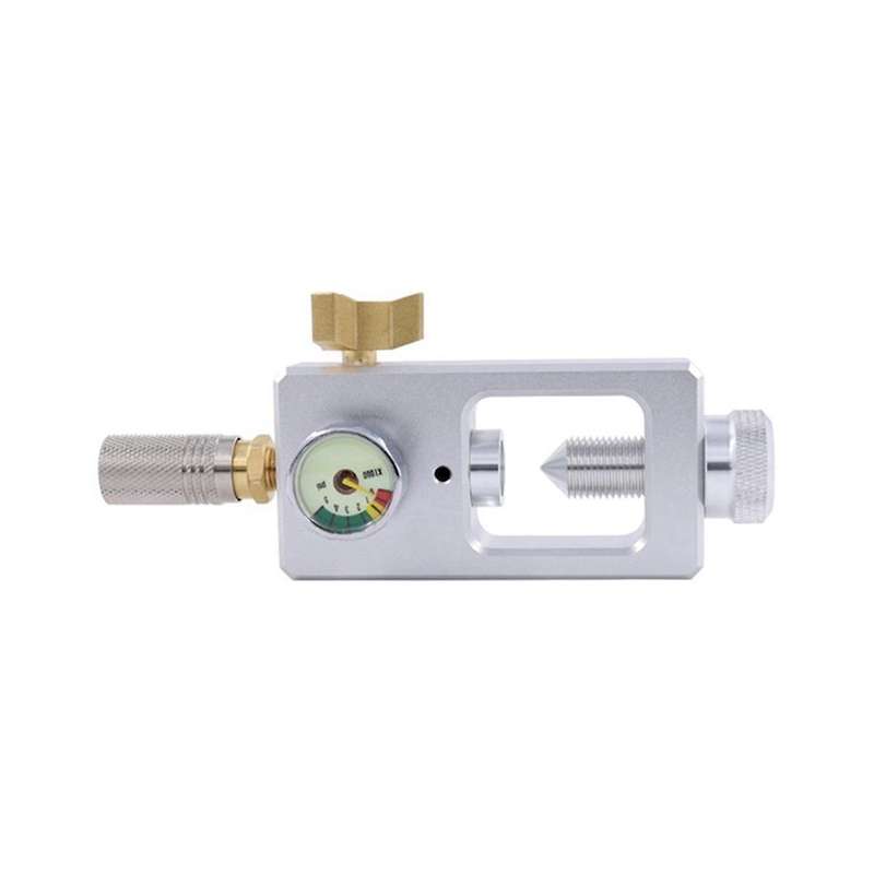 New Diving Tank Refill Adapter with 5000 Psi Pressure Gauge Diving Oxygen Cylinder Refill Adapter fo