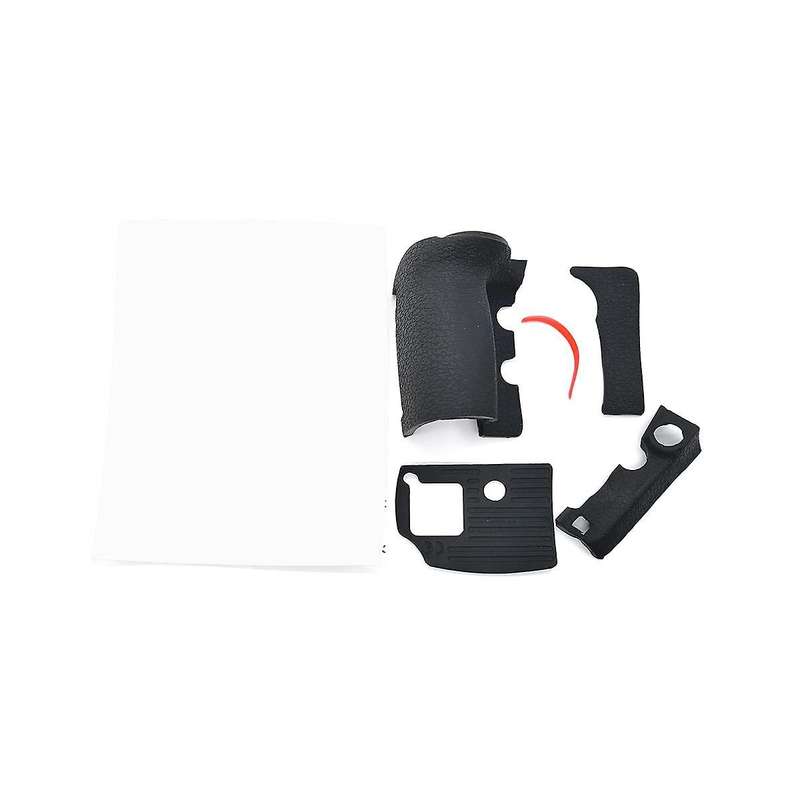 New for D810 Body Rubber 1 4PCS Grip+Left Side +Thumb + Bottom Rubber Cover Repair Parts