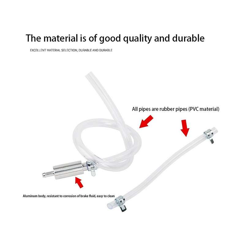 New for Motorcycles Fuel Line Clutch Hydraulic Brake One-Way Check Valve Drainer Tool Brake Bleeder