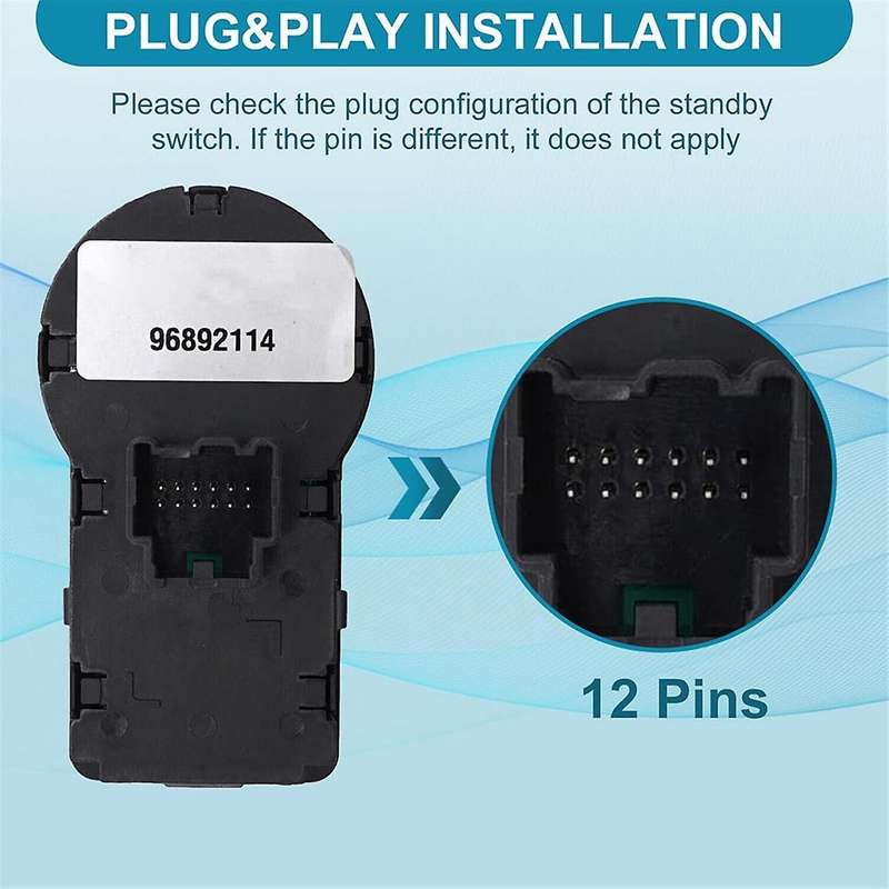 New Headlight Control Switch for Sonic Encore 96892114