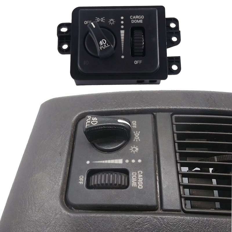 New Headlight Switch Indicator Switch Fog Light Switch for Ram Truck Van 1500 2500 3500 2003-2005 5