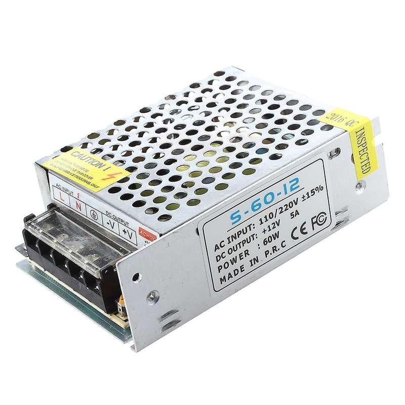 New Hot Selling 12v 5a Switching Power Supply for Light