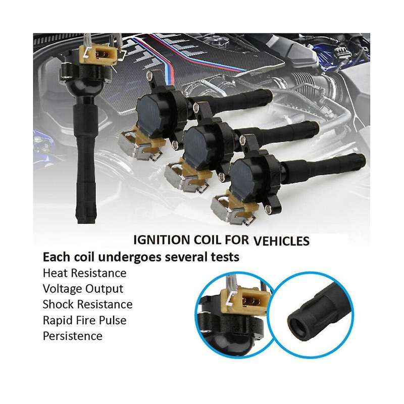 New Ignition Coil 12131748018 1227030081 for E38 E39 E31 X5 540i 750il 4.4 4.6 12131703227 121317032