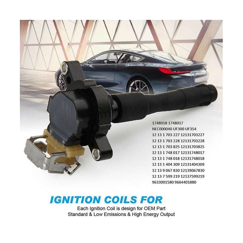 New Ignition Coil 12131748018 1227030081 for E38 E39 E31 X5 540i 750il 4.4 4.6 12131703227 121317032