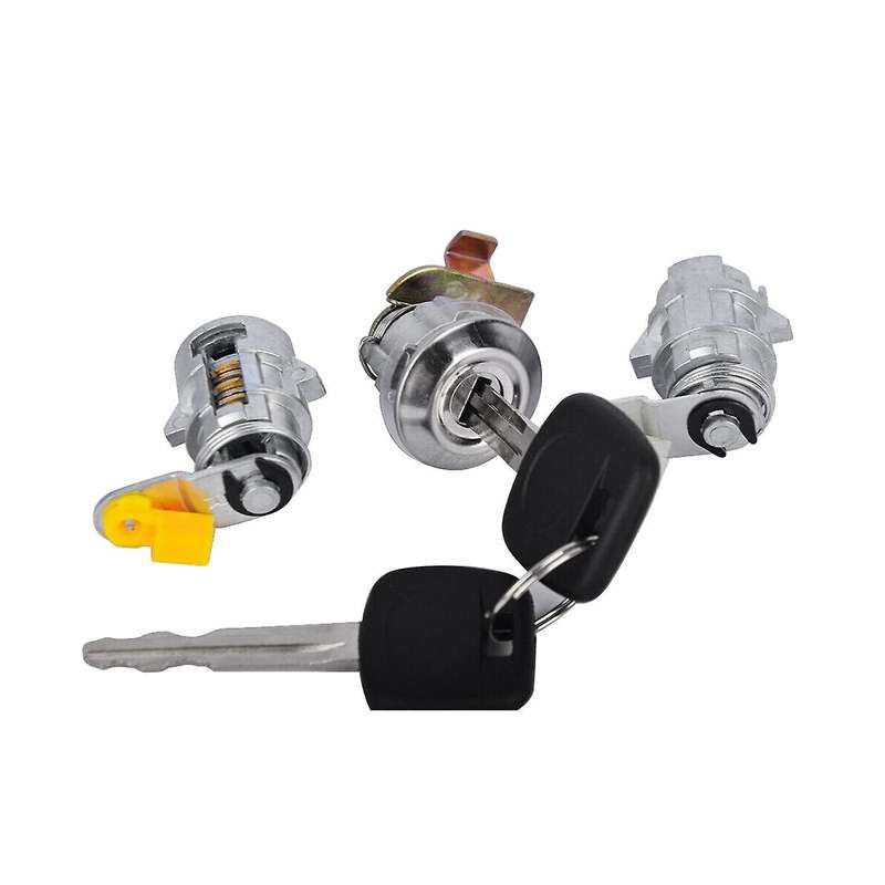 New Ignition Barrel & Door Locks & Lock W/2 Keys for Pickup Rn85 Ln106 1988-1997
