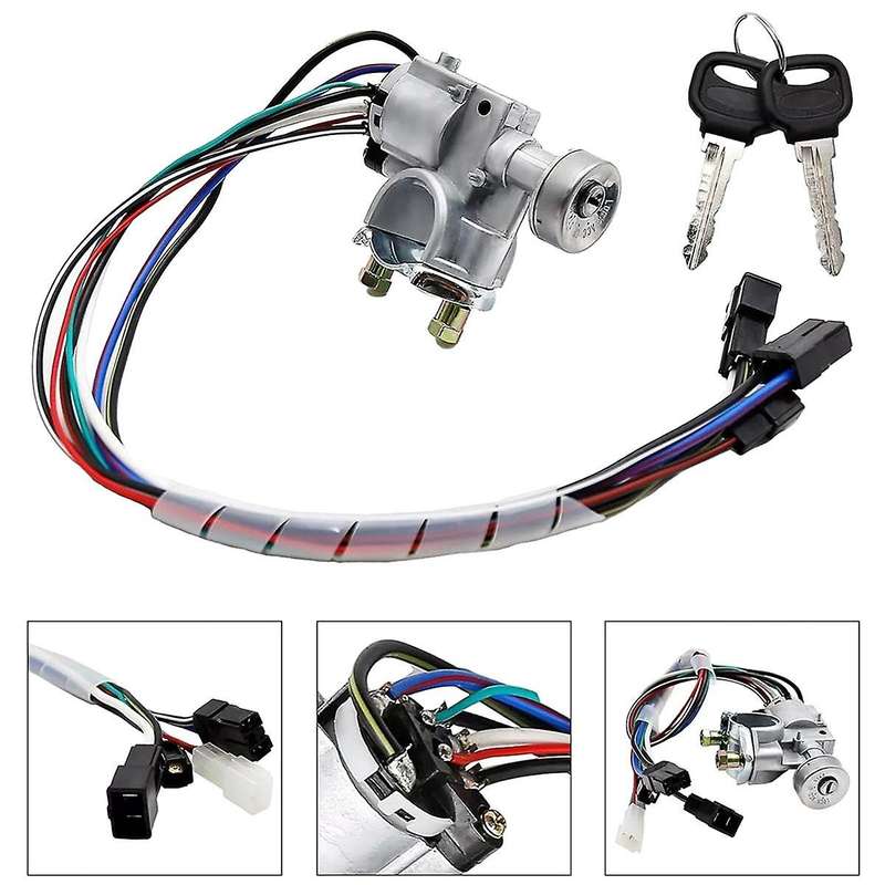 New Ignition Switch Lock Barrel Cylinder with Key for Pickup B2000 B2200 B2600 UB80-76-290 UB807629