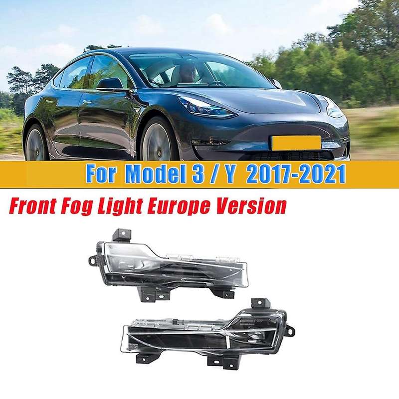 New Left for 2017 18 19 20 2021 / Y Car Front Fog Light Driving Lamp Led Drl No Europe Version