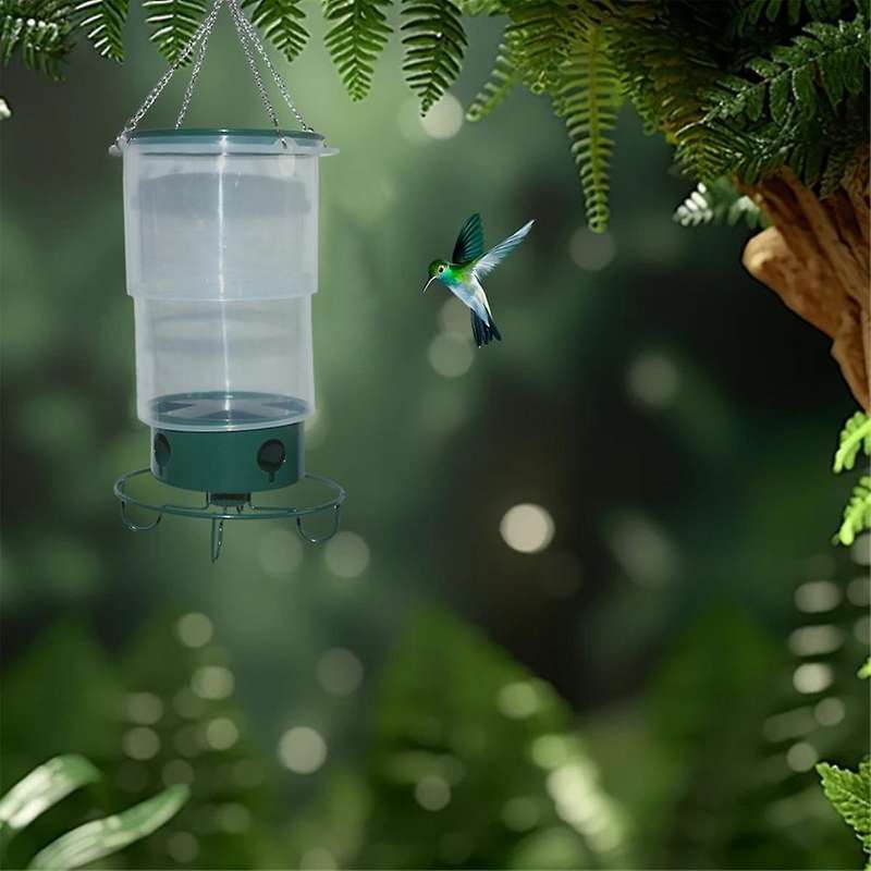 New Models of Telescopic Suspension Bird Feeder Bird House Courtyard Iron Bird Feeder