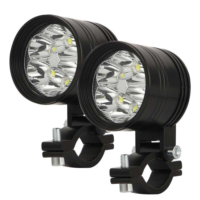 New Motorcycle Fog Lights for All Mountain Bikes, ATVs, Motorcycles LED Driving Lamp, 6 Lamp Beads