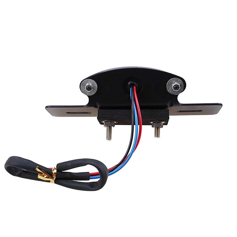 New Motorcycle LED Rear Brake Tail Light Stop License Plate Lights for Motorbikes Truck ATV Trailer