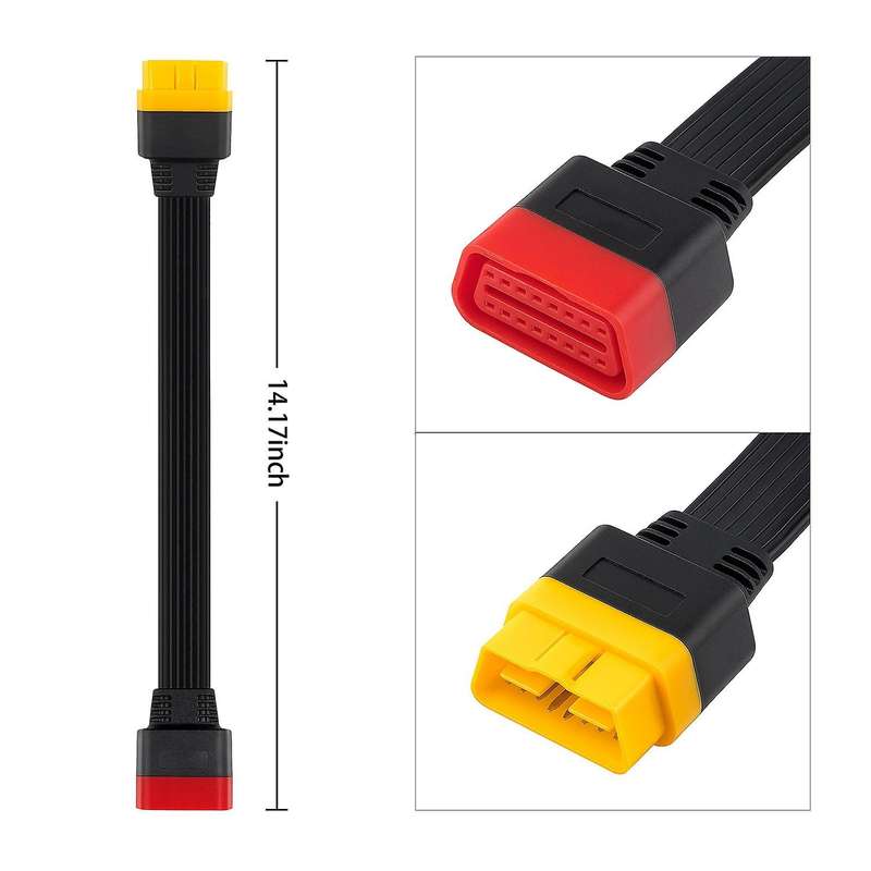 New OBD OBD2 Extension Cable Connector Compatible Launch X431 V