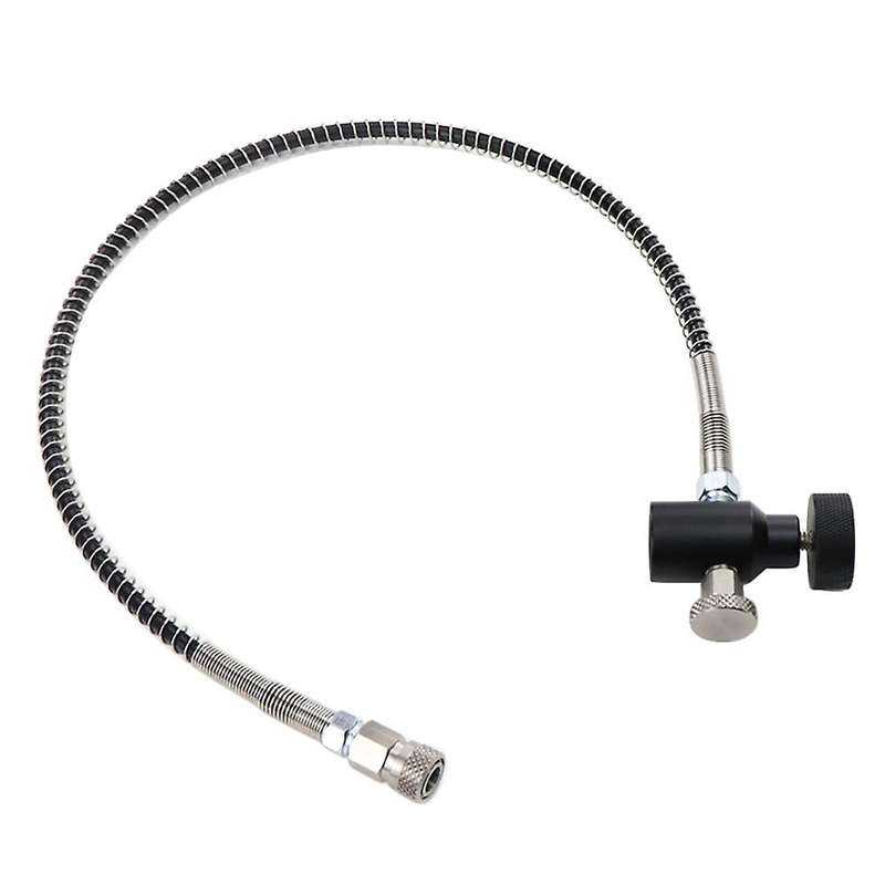 New PCP Fill Station Adapter with 37Inch Hose Line for High Pressure or CO2