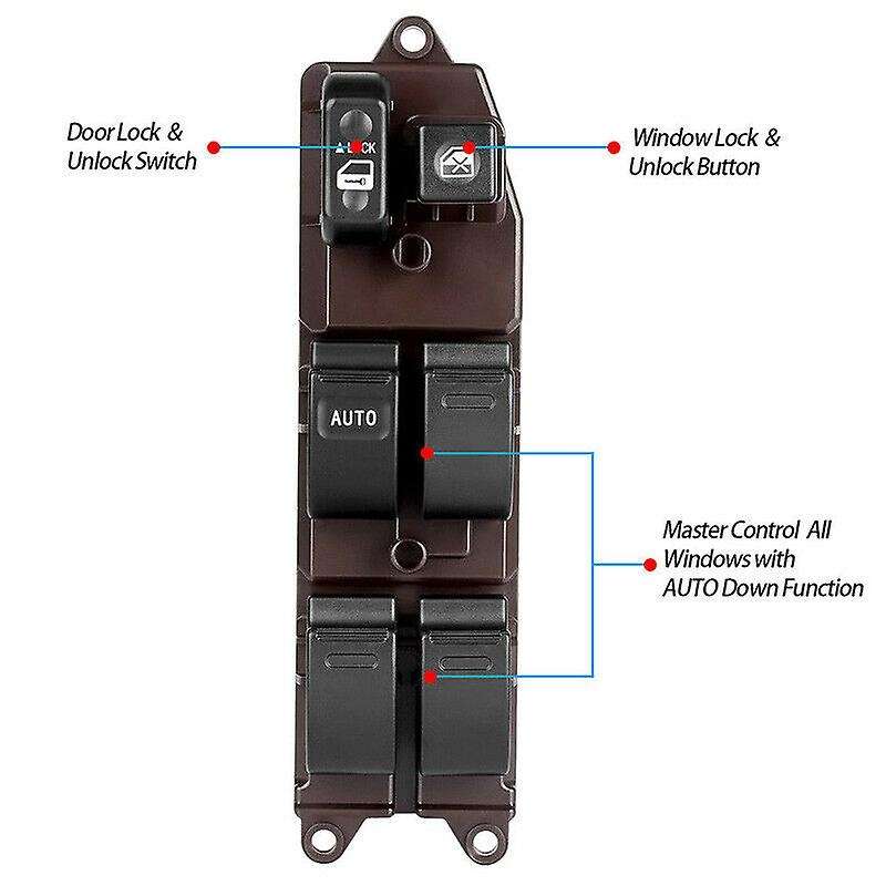 New Power Window Switch for 2003-2008 84820-33170
