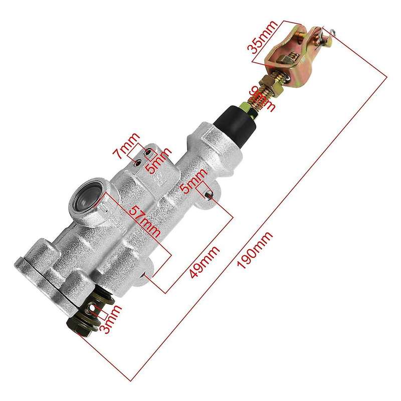 New Rear Brake Master Cylinder for Crf250r 2004-2015 , Crf450r 2002-2015 43500-men-305