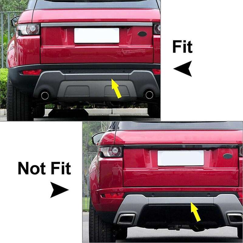 New Rear Bumper Lower Central Gray Bar Trim Cover for Evoque 2012-2018
