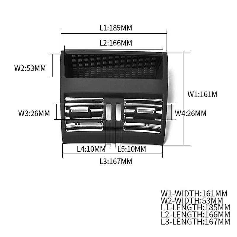 New Rear Center Console Air Outlet Vent Grille Grill Cover for - 5 F10