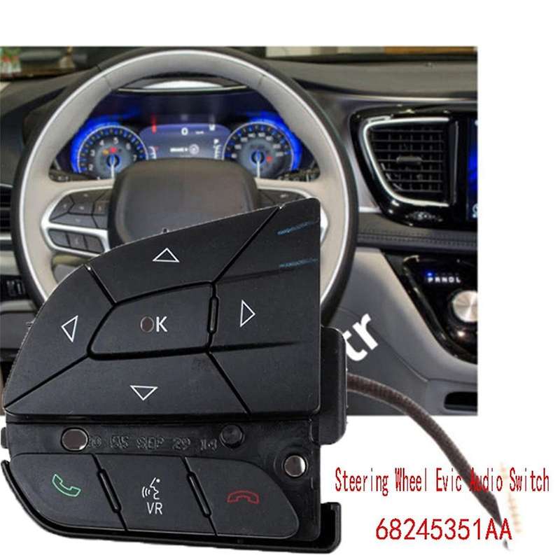 New Steering Wheel Evic Audio Switch for Charger 200 300 2014-2018 68245351AA