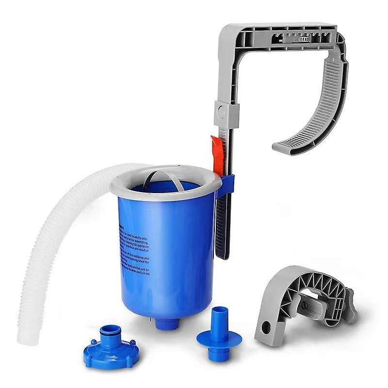 New Summer Wall Mount Swimming Pool Surface Skimmer with Filter Pump for Cleaning Pool Ground Automa