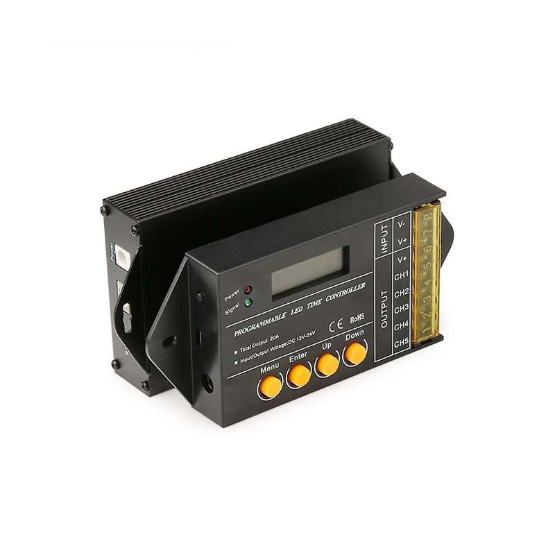 New Tc420- Mini Timer Program Controller for 5ch Light, 20a Total Output Max.