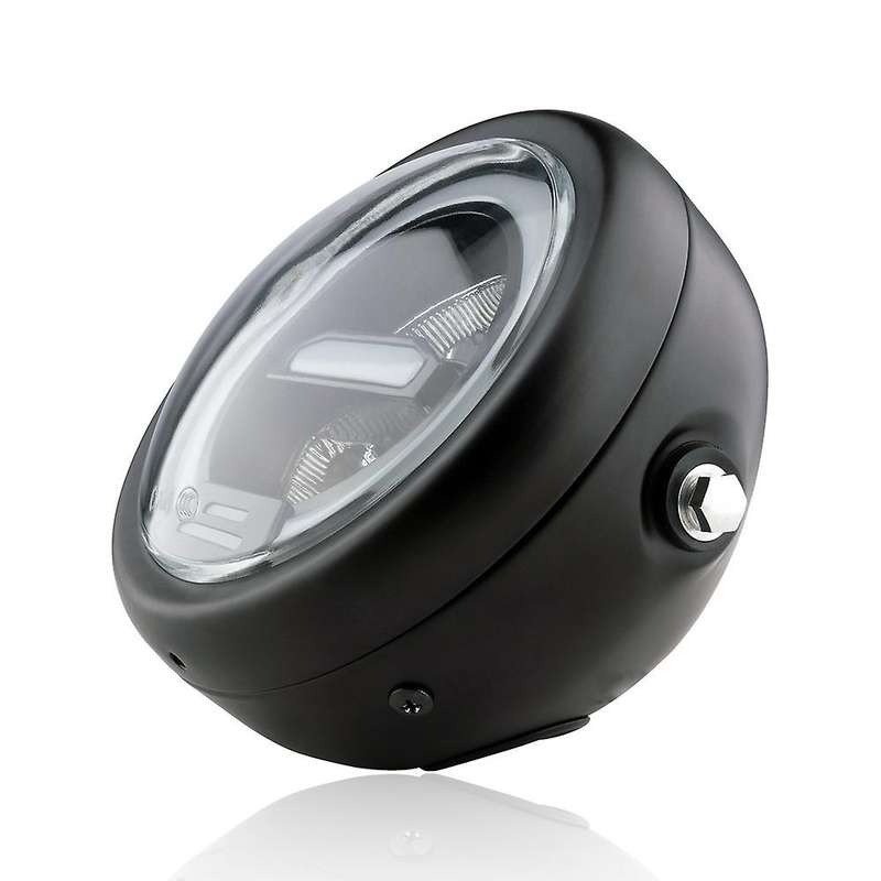 New Universal 6.5 inch 12V Motorcycle Round Headlight Head Light Lamp for Cafe