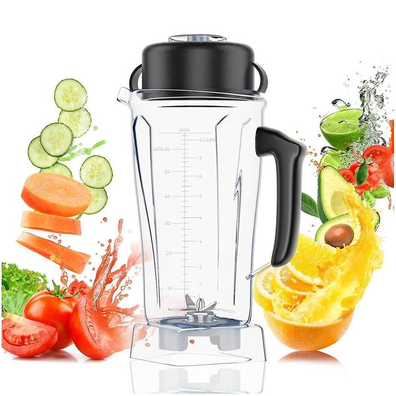 New Upgrade for Blender Pitcher 64oz Container, Replace 5200 5000 6500 7500 Pro500 750 Etc Container