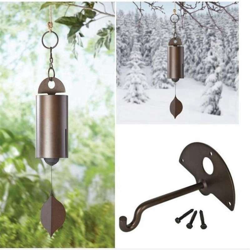 New Vintage Heroic Windbell Metal Wind Chimes Deep Resonance Serenity Bell Outdoor Home Garden