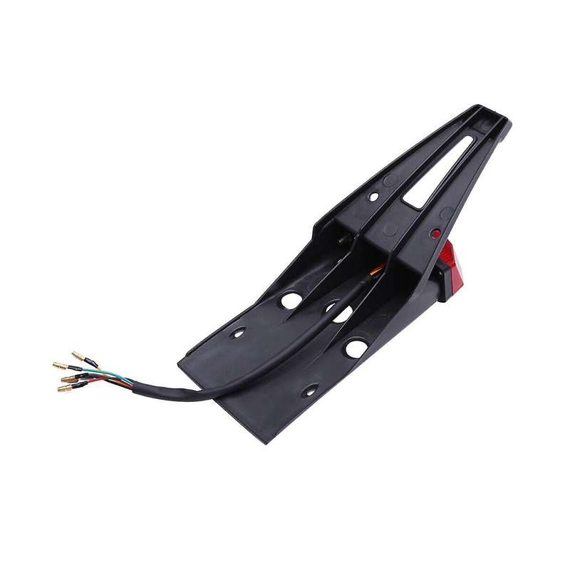 New Wd 12vled Rear Tail Light for Motorbikes Off-road Retrofit Licence Plate Light with Red