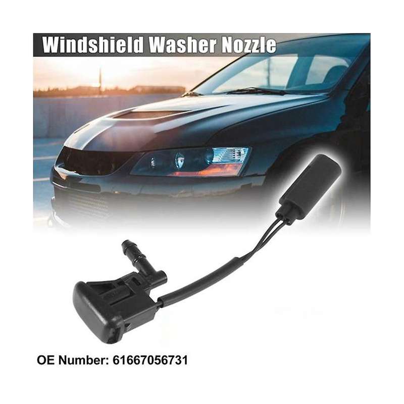 New Windshield Heated Washer Sprayer Nozzle Jet 61668361039 for 5 Series E39 1997-2003 525i 528i 53