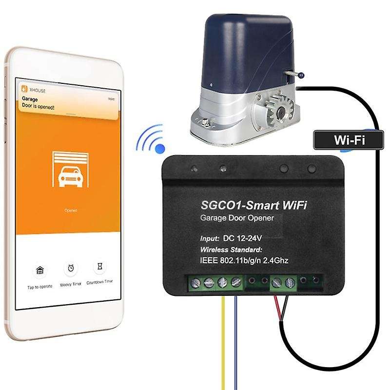 Newest Release Garage Door Opener Receiver Wifi Smart Receiver Use for Swing Sliding Gate Opener TX