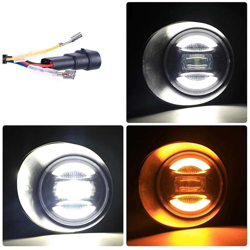 Newest 45w LED Fog Lights with Hole DRL for 2007-2013 Sequoia 08-11 Driving Lamps Assembly Fog Lamp