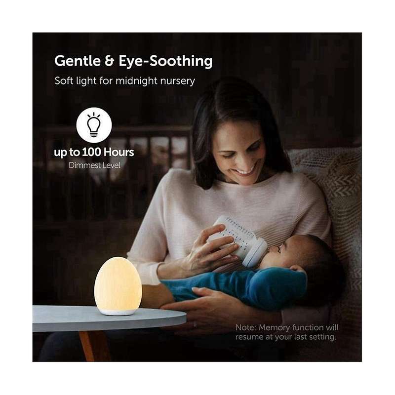 Night Light , Baby Night Light with Dimming Function, Rechargeable Night Light with 1 Hour Timer &