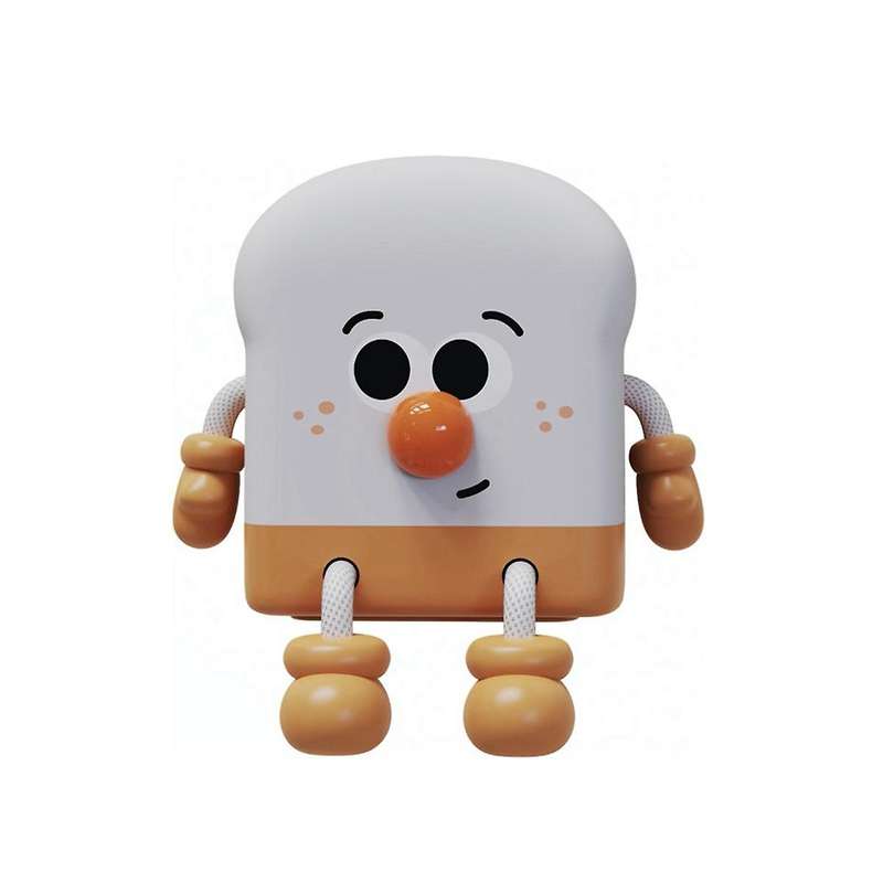 Night Light Toast Boy Led Night Lamp with Rechargeable, Portable Bedroom Bedside Bed Lamp Birthday G