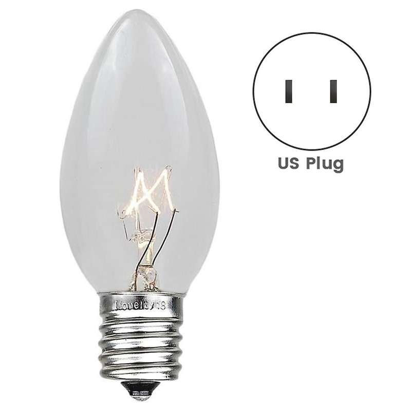 Night Light Bulbs, Shatterproof Led Replacement Bulbs , Warm White Us Plug