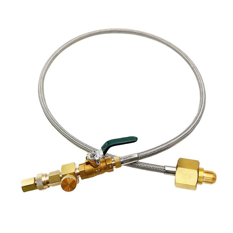 Nitrogen Bottle Filling Connector M11X1 Threaded Quick Connection Adapter G5/8 Steel Pipe Inflatable