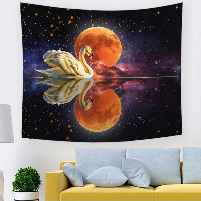 Night Ocean Tapestry Wall Hanging Tapestry Wall Hanging Bedroom Living Room Dormitory Decoration