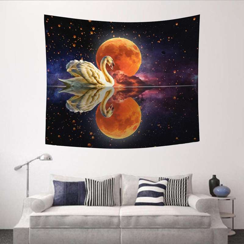 Night Ocean Tapestry Wall Hanging Tapestry Wall Hanging Bedroom Living Room Dormitory Decoration