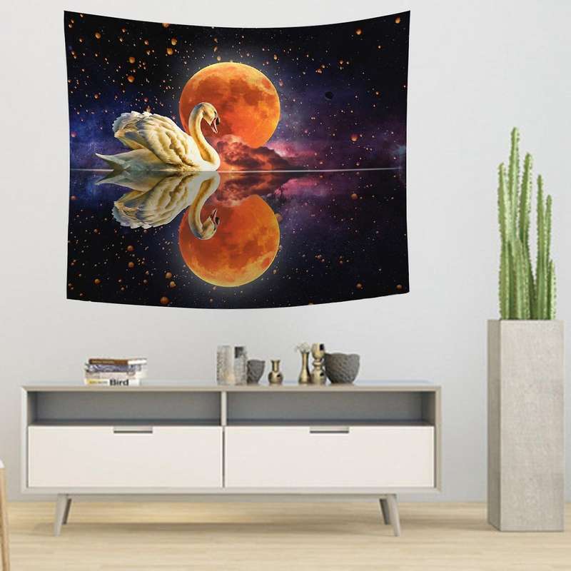 Night Ocean Tapestry Wall Hanging Tapestry Wall Hanging Bedroom Living Room Dormitory Decoration